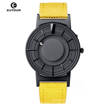 EUTOUR E018 2019 New Magnetic Men Watch Ball Show Man Women Casual Quartz Wristwatches Stainless Steel Men Watches